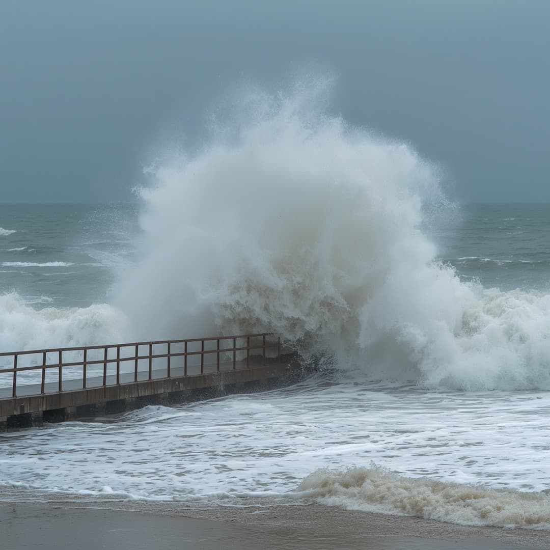 Imagem da notícia Mar fica agitado entre o Sul e o Sudeste a partir de quinta-feira Imagem da notícia Mar fica agitado entre o Sul e o Sudeste a partir de quinta-feira